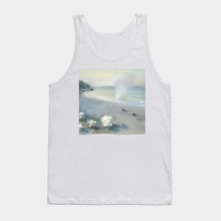 Beach Landscape Pastel Painting Tank Top